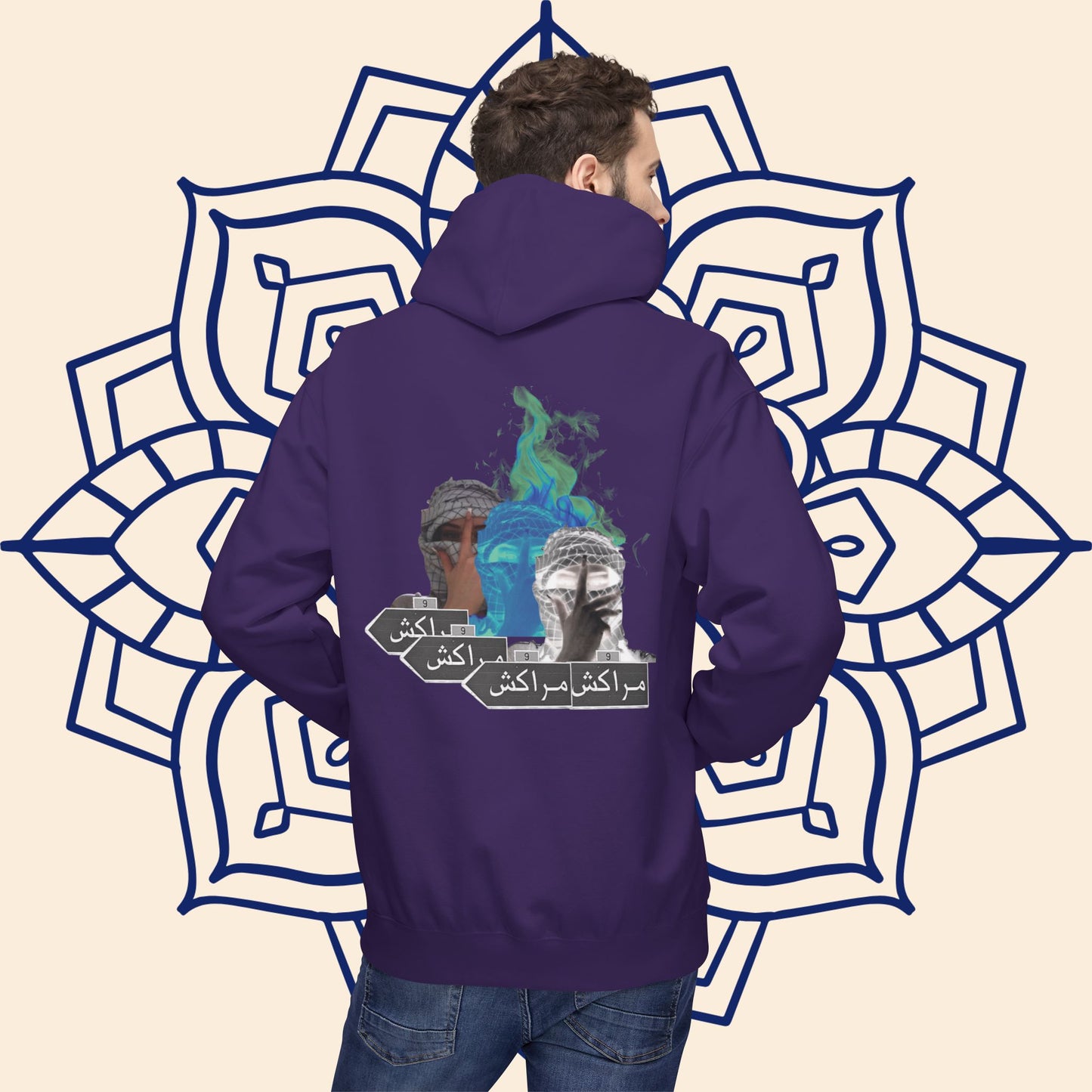 نجمة - Arabische Streetwear Hoodie voor Heren